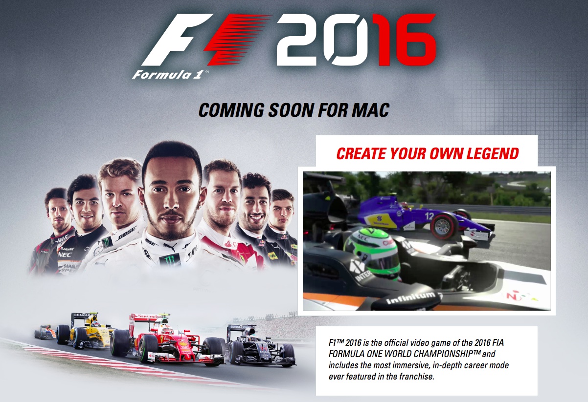 Download f1 2016 for mac